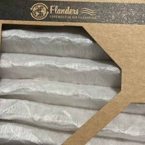 FLANDERS VP MERV 8 High Capacity Pleated Air Filter, 12 x 24 x 1", 4-Pack